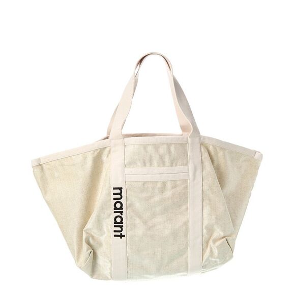 Isabel Marant Warden Canvas Tote, Beige - Picture 1 of 4